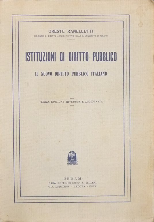 Istituzioni di diritto pubblico. Il nuovo diritto pubblico italiano | Immagine Gallery 2