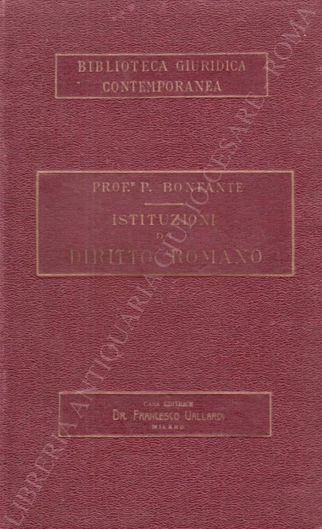 Istituzioni di diritto romano | Immagine Gallery 2