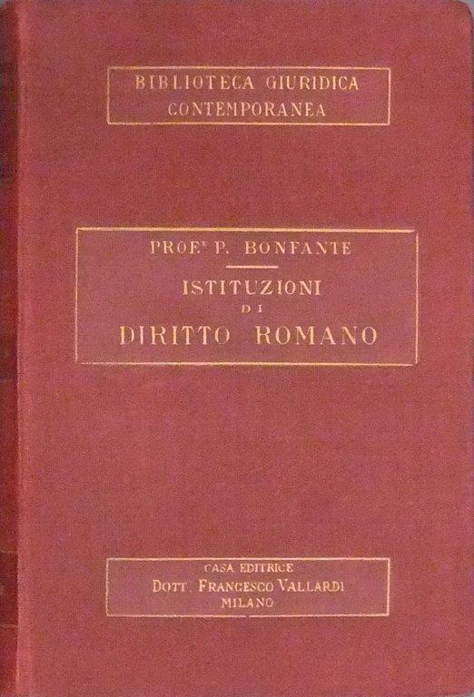 Istituzioni di diritto romano | Immagine Gallery 2