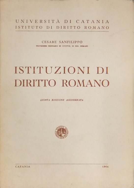 Istituzioni di diritto romano | Immagine Gallery 2