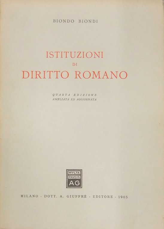 Istituzioni di diritto romano | Immagine Gallery 2