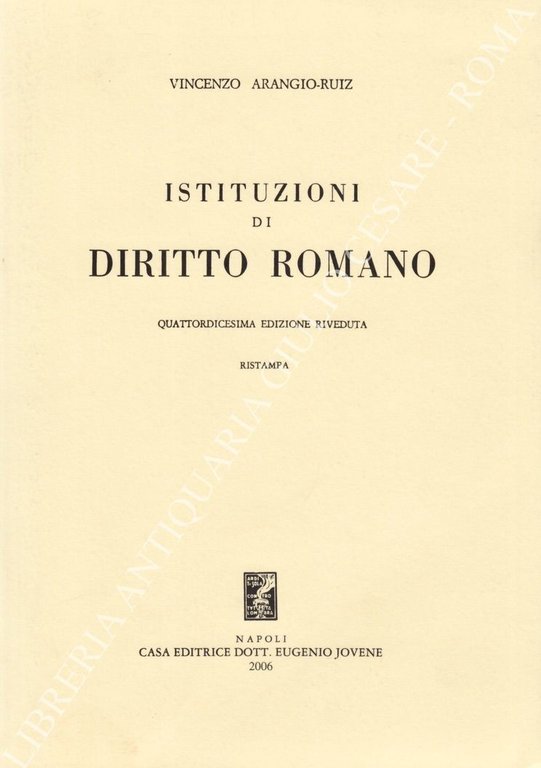 Istituzioni di diritto romano | Immagine Gallery 2
