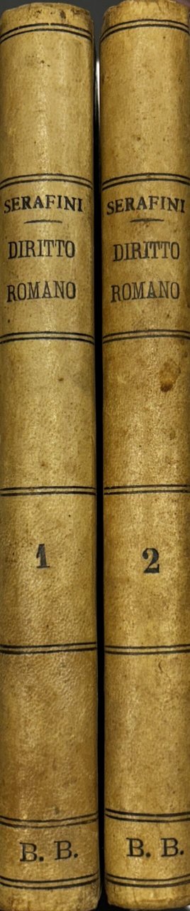 Istituzioni di diritto romano comparato al diritto civile patrio | Immagine principale