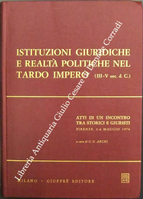 Istituzioni giuridiche e realtà politiche nel tardo impero (III-V sec. … | Immagine Gallery 2