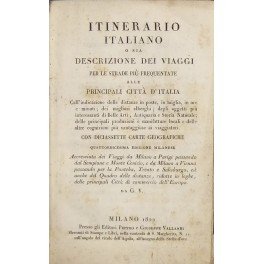 Itinerario italiano o sia descrizione dei viaggi per le strade …
