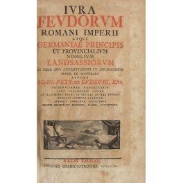 Iura feudorum Romani Imperii atque Germaniae Principis et Provincialium nobilium …