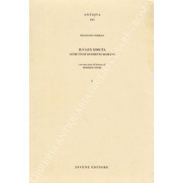 Ius lex edicta. Altri studi di diritto romano con una …
