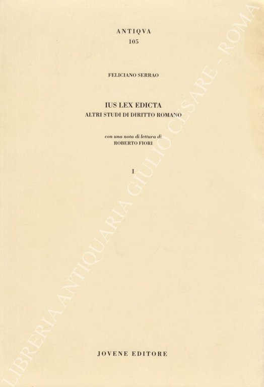 Ius lex edicta. Altri studi di diritto romano con una … | Immagine Gallery 2
