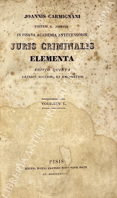 Juris criminalis elementa | Immagine Gallery 2