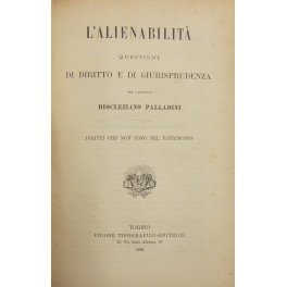L'alienabilità questioni di diritto e di giurisprudenza. Diritti che non …