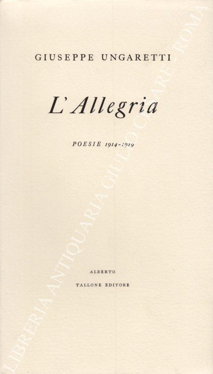 L'allegria. Poesie 1914-1919 | Immagine Gallery 2
