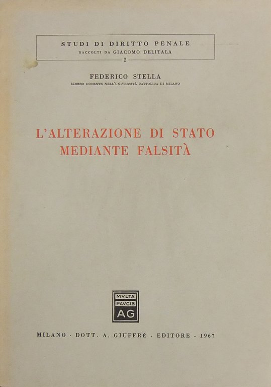 L'alterazione di stato mediante falsità | Immagine Gallery 2