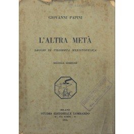 L'altra metˆ. Saggio di filosofia mefistofelica | Immagine principale