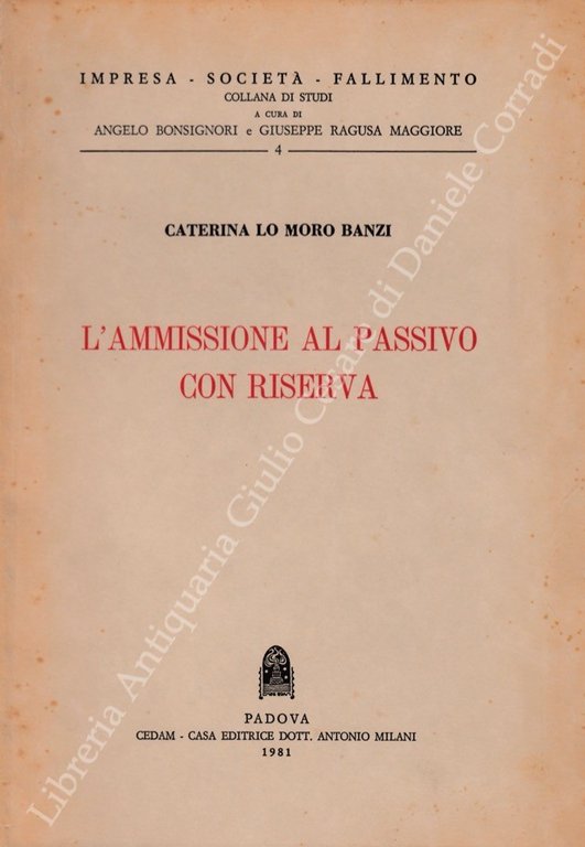 L'ammissione al passivo con riserva | Immagine Gallery 2