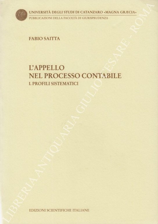 L'appello nel processo contabile. Vol. I - Profili sistematici (unico … | Immagine Gallery 2