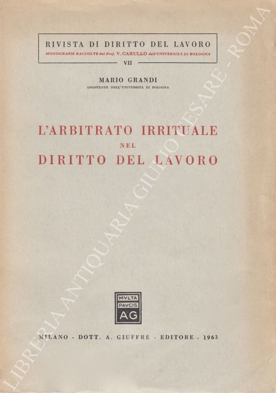 L'arbitrato irrituale nel diritto del lavoro | Immagine Gallery 2
