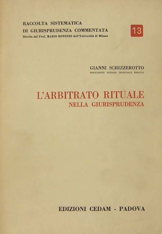 L'arbitrato rituale nella giurisprudenza | Immagine Gallery 2