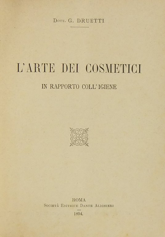 L'arte dei cosmetici in rapporto coll'igiene | Immagine Gallery 2
