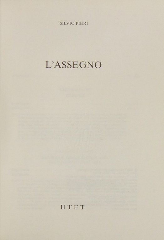 L'assegno | Immagine Gallery 2