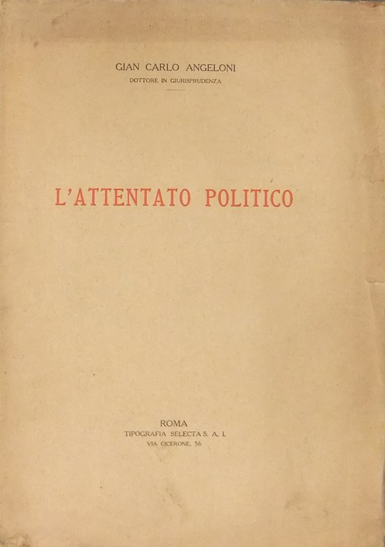 L'attentato politico | Immagine Gallery 2