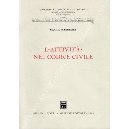L'attività" nel codice civile"