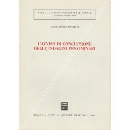 L'avviso di conclusione delle indagini preliminari
