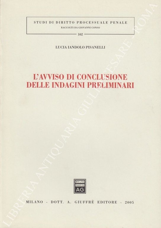 L'avviso di conclusione delle indagini preliminari | Immagine Gallery 2