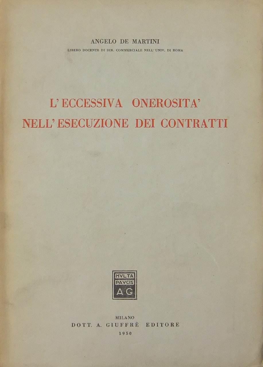 L'eccessiva onerosità nell'esecuzione dei contratti | Immagine principale