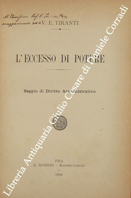 L'eccesso di potere. Saggio di Diritto Amministrativo | Immagine Gallery 2