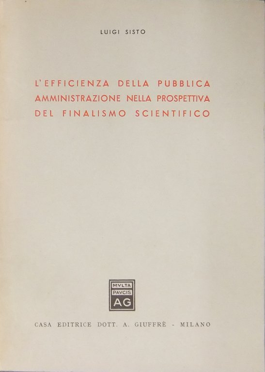 L'efficienza della pubblica amministrazione nella prospettiva del finalismo scientifico | Immagine Gallery 2