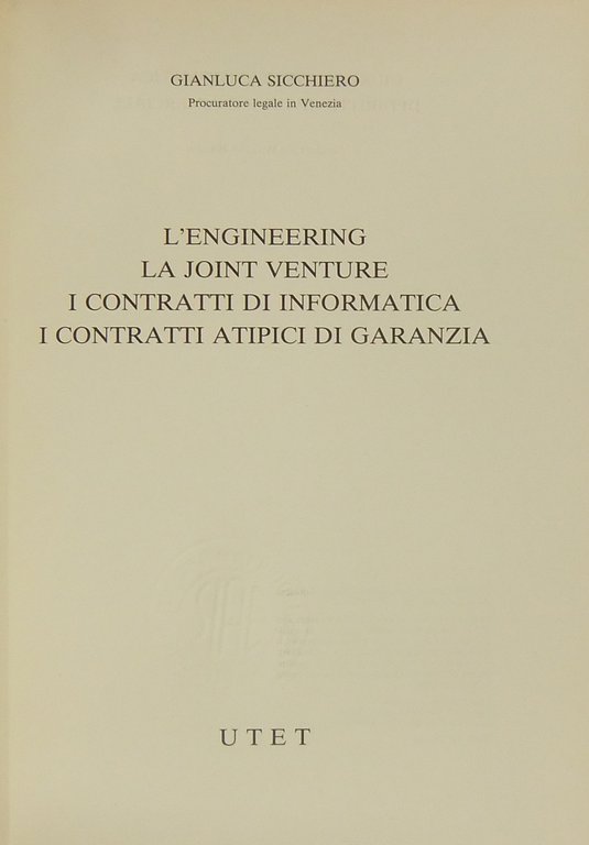 L'engineering, la joint venture, i contratti di informatica, i contratti … | Immagine Gallery 2