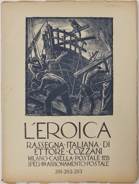 L'Eroica. Rassegna Italiana. Anno XXXII. Quaderno 281-282-283 | Immagine Gallery 2