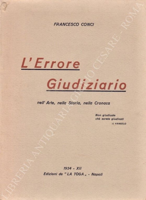 L'Errore giudiziario nell'Arte, nella Storia, nella Cronaca | Immagine Gallery 2