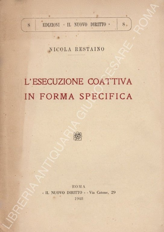 L'esecuzione coattiva in forma specifica | Immagine Gallery 2