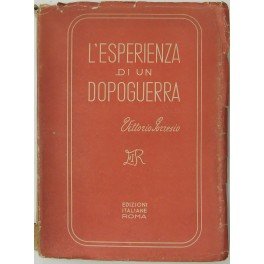 L'esperienza di un dopoguerra. Note sulla lotta antibolscevica in Italia …