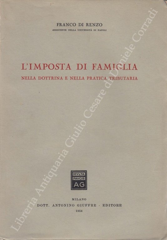 L'imposta di famiglia nella dottrina e nella pratica tributaria | Immagine Gallery 2