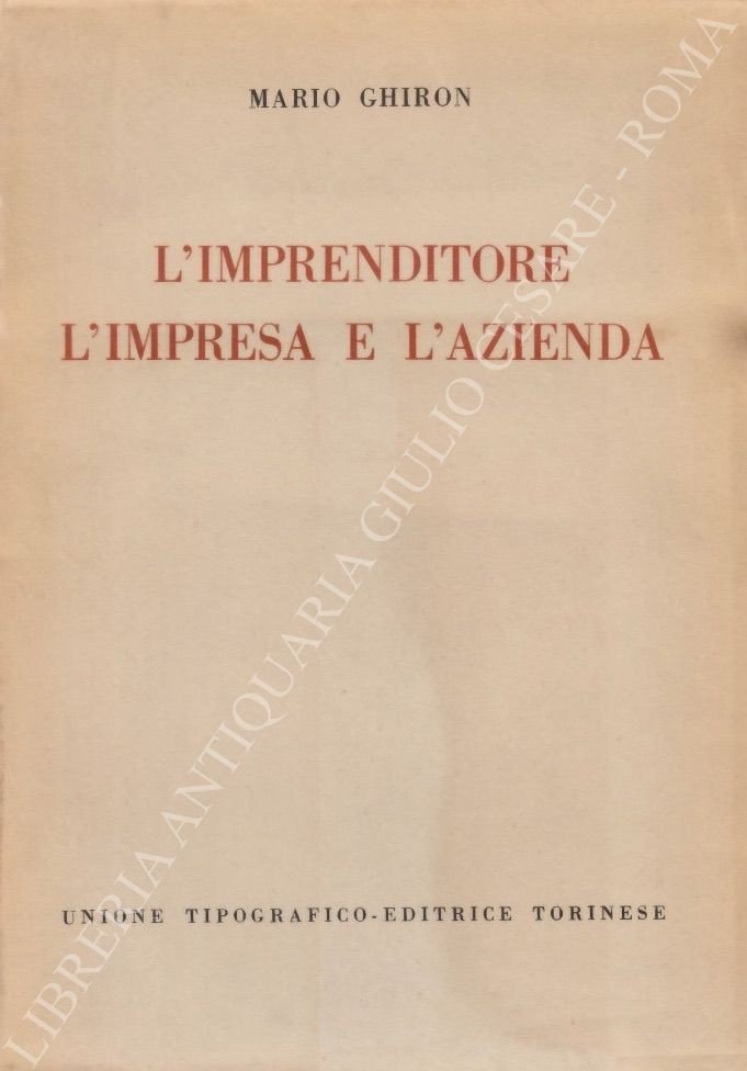 L'imprenditore l'impresa e l'azienda | Immagine principale