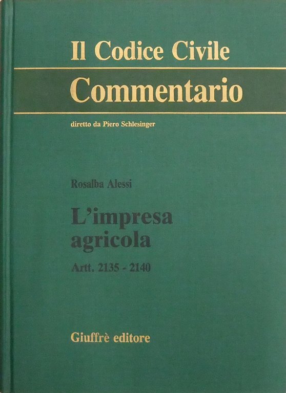 L'impresa agricola. Art. 2135-2140 | Immagine Gallery 2