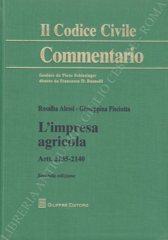 L'impresa agricola. Artt. 2135-2140 | Immagine Gallery 2