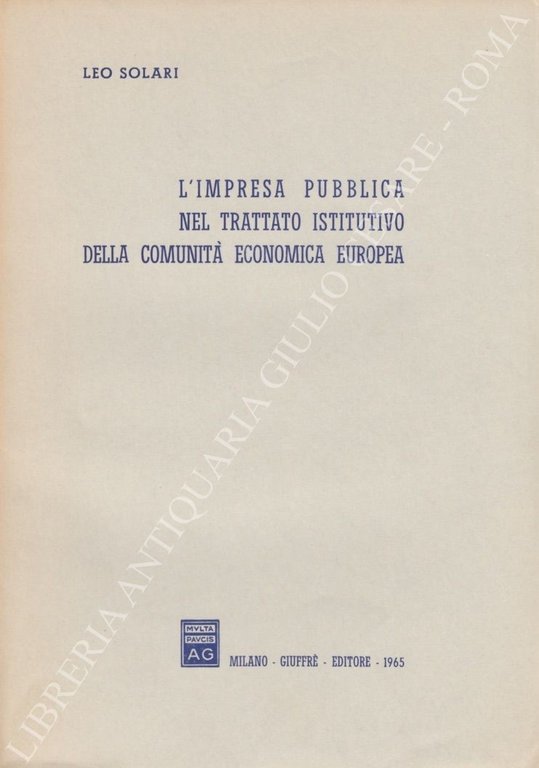 L'impresa pubblica nel trattato istitutivo della comunità economica europea | Immagine Gallery 2