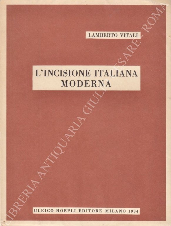 L'incisione italiana moderna | Immagine Gallery 2