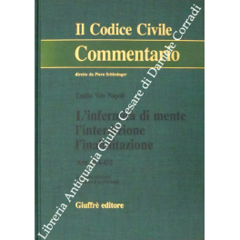 L'infermità di mente l'interdizione l'inabilitazione. Artt. 414-432