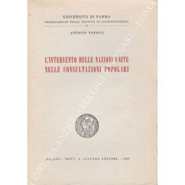 L'intervento delle Nazioni Unite nelle consultazioni popolari