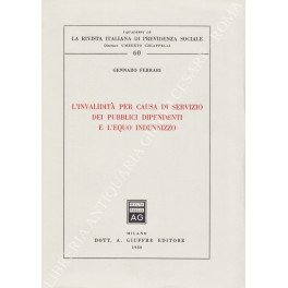 L'invalidità per causa di servizio dei pubblici dipendenti e l'equo … | Immagine principale