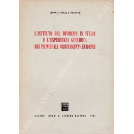 L'istituto del divorzio in Italia e l'esperienza giuridica dei principali …