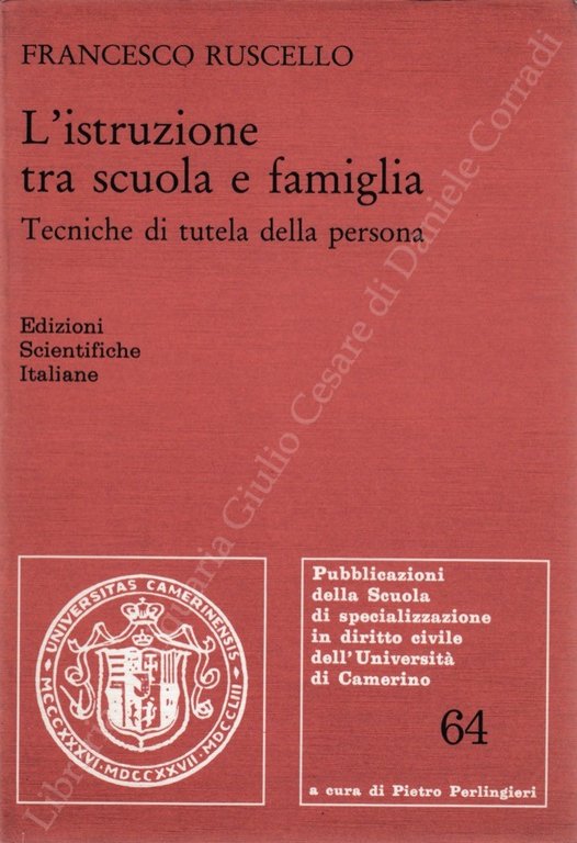 L'istruzione tra scuola e famiglia. Tecniche di tutela della persona | Immagine Gallery 2