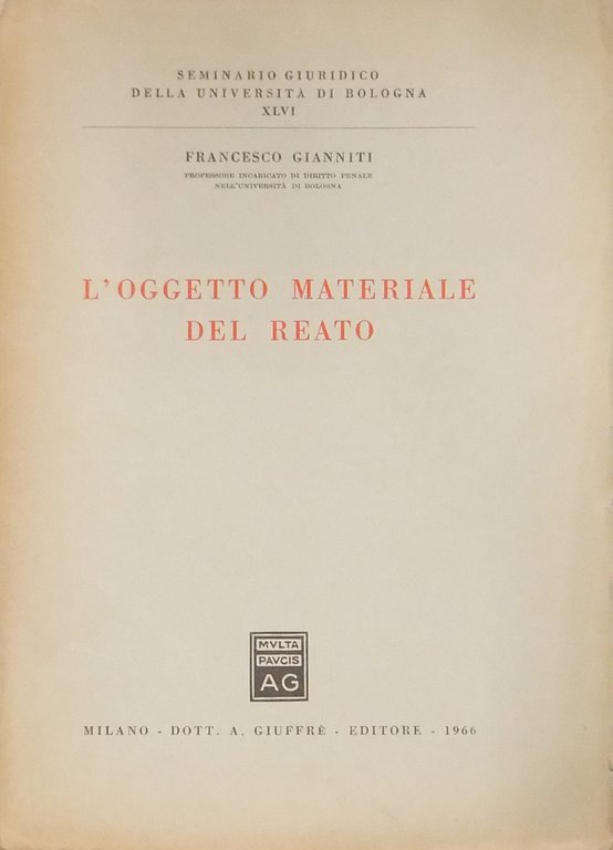 L'oggetto materiale del reato | Immagine Gallery 2