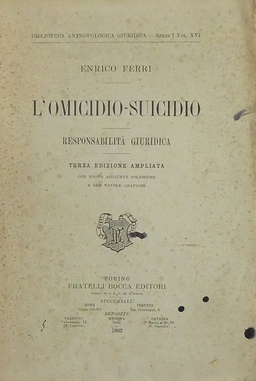 L'omicidio-suicidio. Responsabilità giuridica | Immagine Gallery 2