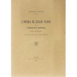 L'opera di Icilio Vanni e i problemi della gnoseologia della …