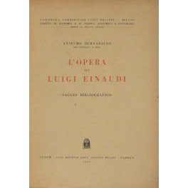 L'opera di Luigi Einaudi. Saggio bibliografico
